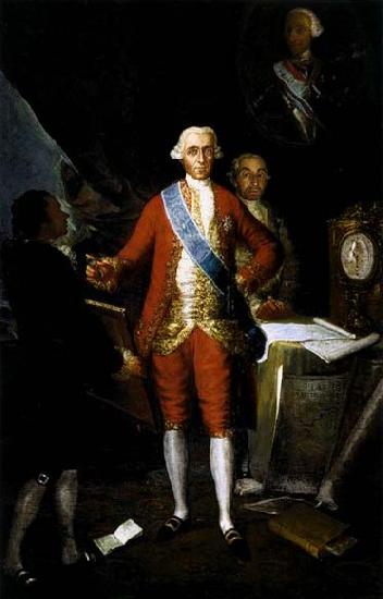 Francisco de goya y Lucientes The Count of Florida blanca oil painting image